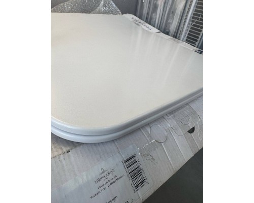 Сиденье для унитаза, Villeroy&Boch, Verity Line, шг 375-560, цвет-альпийский белый ( Поврежденный)