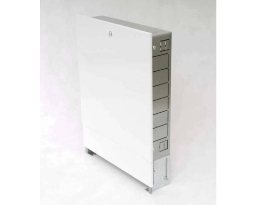 Шкаф коллекторный металлический встраиваемый UNI-FITT 1340х670-760х125-195 Шкаф коллекторный металлический встраиваемый UNI-FITT 1340х670-760х125-195