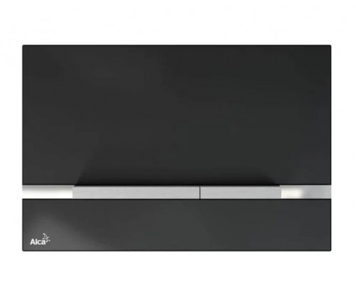 Кнопка д/инст черн механ Alca STRIPE-GL1204