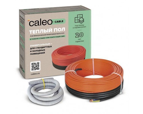 Греющий кабель CALEO CABLE 18W-10 (1,4 кв. м)