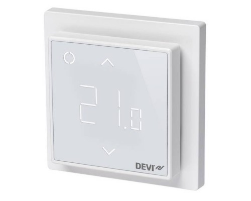 Терморегулятор с Wi-Fi DEVIreg Smart полярно-белый Терморегулятор с Wi-Fi DEVIreg Smart полярно-белый