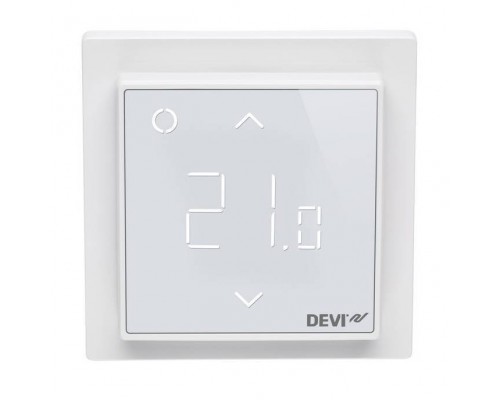 Терморегулятор с Wi-Fi DEVIreg Smart полярно-белый