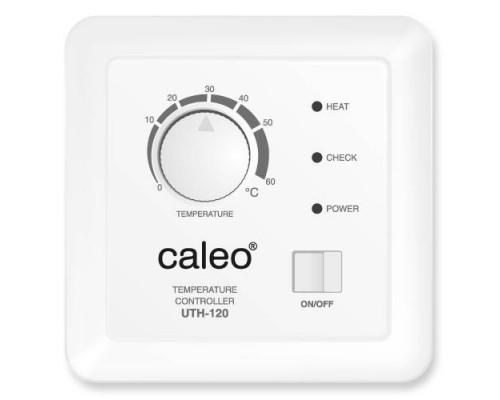 Терморегулятор CALEO UTH-120 встраиваемый аналоговый, 2 кВт