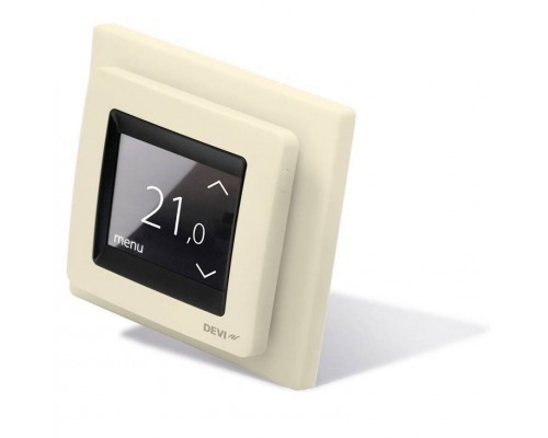 Терморегулятор DEVIreg Touch с комбинацией датчиков, бежевый (140F1078) Терморегулятор DEVIreg Touch с комбинацией датчиков, бежевый (140F1078)