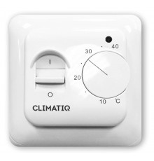 Терморегулятор с ручным управлением CLIMATIQ BT (white)