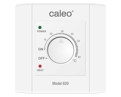 Терморегулятор CALEO 620 встраиваемый аналоговый, 3,5 кВт