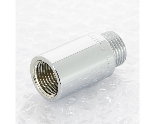 Удлинитель НВ хромированный UNI-FITT 1/2"x40мм Удлинитель НВ хромированный UNI-FITT 1/2"x40мм
