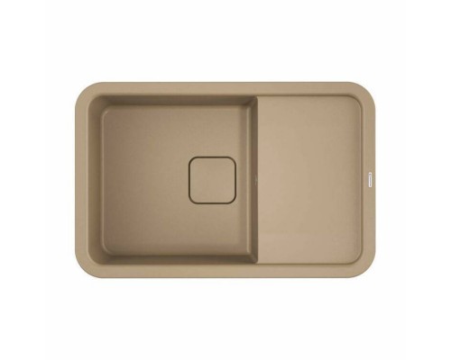 Мойка, OMOIKIRI, Tasogare, шгв 780-510-210, отверстия для смесителя-4 промаркированных, цвет-карамель