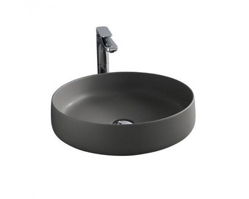 Раковина, Artceram, Cognac, шгв 480-480-125, отверстия для смесителя-отсутствуют, цвет-Grey Olive