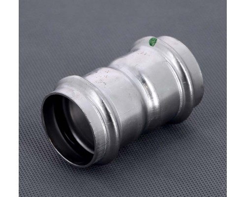Муфта пресс нержавеющая сталь Sanpress Inox VIEGA 42 Муфта пресс нержавеющая сталь Sanpress Inox VIEGA 42