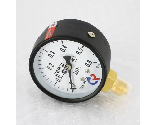 Манометр Росма ТМ-310 P.00 63/6 (1/4", 0-6 бар, 2,5) радиальный
