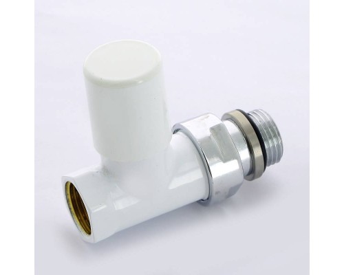 Вентиль ручной Carlo Poletti Compact НВ 1/2" цвет белый