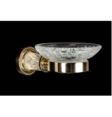 Boheme Murano Cristal Мыльница круглая подвесная, цвет: золото 10903-CRST-G