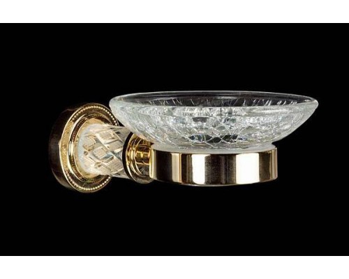 Boheme Murano Cristal Мыльница круглая подвесная, цвет: золото 10903-CRST-G Boheme Murano Cristal Мыльница круглая подвесная, цвет: золото 10903-CRST-G