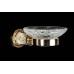 Boheme Murano Cristal Мыльница круглая подвесная, цвет: золото 10903-CRST-G