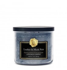 Декоративная свеча Village Candle Кожа и Мускус (396 грамм)