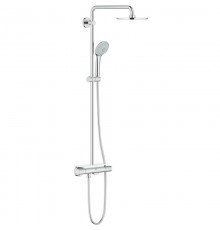 26363000 Euphoria Душевая система 210 с термостатическим смесителем и полочкой, хром 26363000