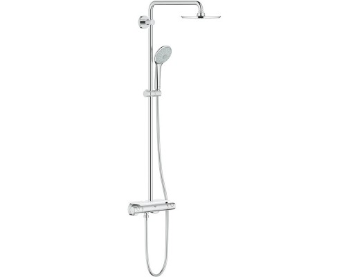 26363000 Euphoria Душевая система 210 с термостатическим смесителем и полочкой, хром 26363000