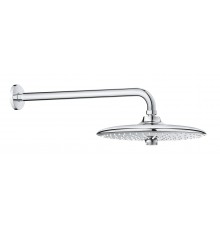 26458000 Euphoria 260 SmartControl Верхний душ с душевым кронштейном 380 мм, хром 26458000