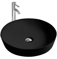 AQ5558-MB ЕВРОПА раковина 415415135 для установки на столешницу, матовый черный AQ5558-MB