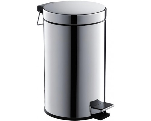AQ4992CR корзина для мусора с педалью, 8л, полир. хром AQ4992CR