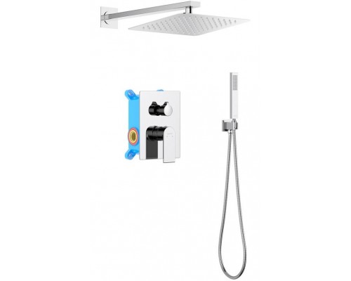 AQ1472CR ЛИРА Set 3 в 1 душевой комплект 2 режима AQ1472CR