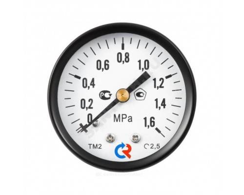 Манометр осев ТМ-310Т.00 0-1,6МПаДк63 G1/4" ст Росма 000000011023