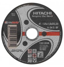 Абразивный диск по металлу 125х1х22,23 мм HITACHI (12510HR)