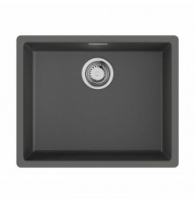 Мойка, OMOIKIRI, Yamakawa, шгв 556-456-200, отверстия для смесителя-отсутствуют, цвет-платина