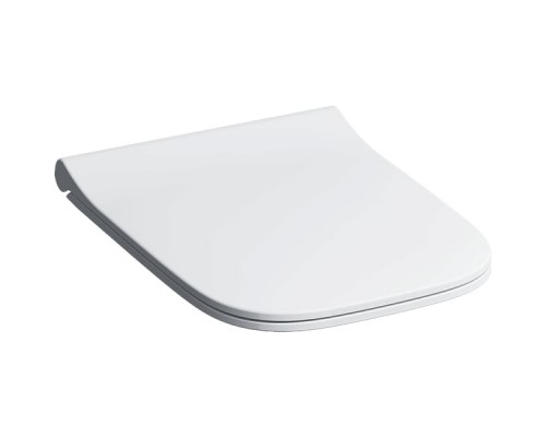 500.688.01.1 Smyle Square Сиденье для унитаза Slim сэндвич, антибактериальное, с механизмом плавного закрывания SoftClose, с быстросъемным креплением 500.688.01.1