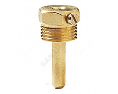 Гильза лат R227-1 G1/2" НР д/датчик темп Giacomini R227Y003