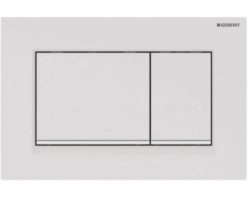 115.883.01.1 Клавиша смыва Sigma 30, двойной смыв,к 111.300/350/361/362/380/390/796 белый матовый лак, легко чистящееся покрытие, белый 115.883.01.1