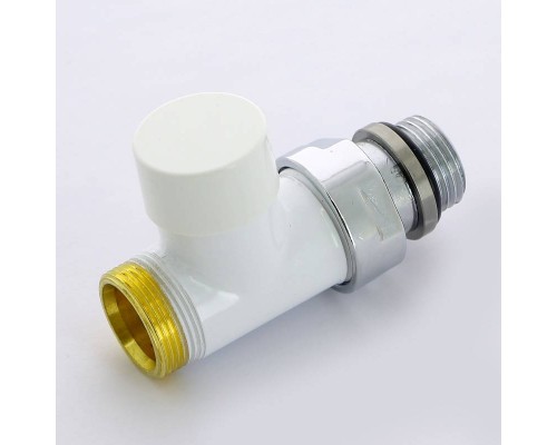 Вентиль обратный Carlo Poletti Compact НН 1/2" х М24 х 19 цвет белый