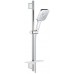 26584000 Rainshower SmartActive Cube 130 Душевой гарнитур III, душевая штанга 600 мм, шланг 1750 мм, 9,5 л/мин, полочка, хром 26584000