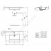 Умывальник меб TEMPO Vanity 61 4/вел 1/отв б/к Ideal Standard E066801