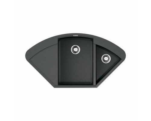 Мойка, OMOIKIRI, Sakaime, шгв 1057-575-230, отверстия для смесителя-6 промаркированных, чаши-2, цвет-платина