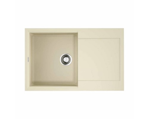 Мойка, OMOIKIRI, Sakaime, шгв 790-500-240, отверстия для смесителя-6 промаркированных, цвет-ваниль