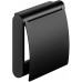 14960370000 PLAN Держатель для туалетной бумаги с крышкой, чёрный матовый 14960370000