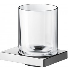 19150019000 EDITION 90 Square Держатель стакана в комплекте с хрустальным стаканом, хром 19150019000