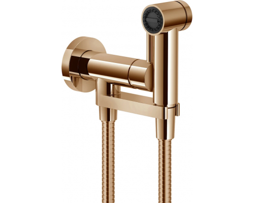 AV00600RCP Комплект для гигиенического душа встроенный (смеситель + гигиеническая лейка + шланг) красное золото AV00600RCP