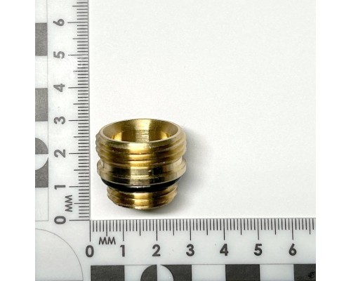 Ниппель редукционный 1/2 х 3/4 ЕК с прокладкой O-RING