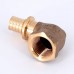Угол надвижной В бронза REHAU 16х1/2" RX+