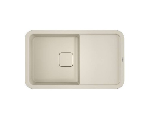 Omoikiri Tasogare 86-PA Кухонная мойка Artgranit 86x51 см, цвет: пастила 4993457
