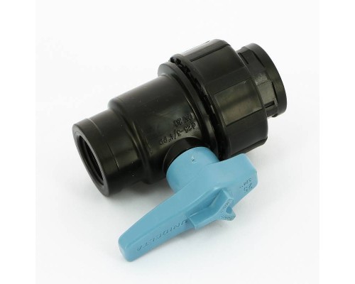 Кран ВВ Unidelta 3/4" для труб ПНД полипропилен PP-B