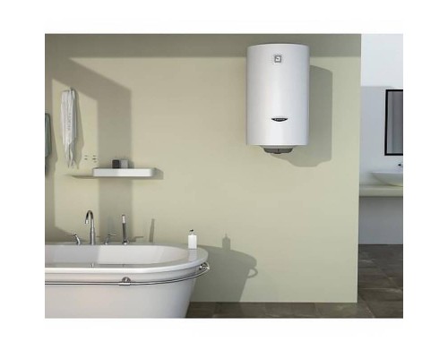 Водонагреватель электрический накопительный Ariston PRO1 R INOX ABS 80л круглый узкий нерж.сталь мех.упр-е