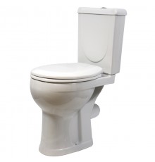 40301110602 Унитаз-компактИридаСтандарт/ белый, нижний подвод воды, горизонтальный выпуск (старый арт. 40301110402) 40301110602