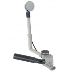 150.520.21.6 Слив-перелив Geberit, d52, длина 26 см, с декоративным комплектом: Глянцевый хром 150.520.21.6