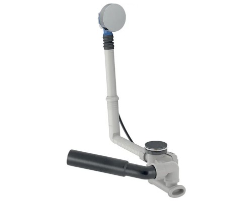 150.520.21.6 Слив-перелив Geberit, d52, длина 26 см, с декоративным комплектом: Глянцевый хром 150.520.21.6