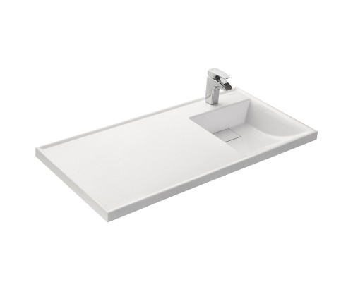 1A72223KLH010 Раковина Лондри 105 белая правая 1A72223KLH010