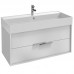 EB1668-J5-J5 VIVIENNE Тумба для раковины 100 см, к. белый блестящий, ф. белый блестящий EB1668-J5-J5